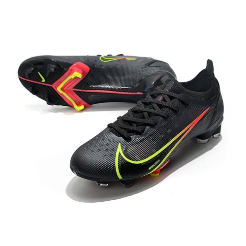 fodboldstøvler Nike Mercurial Vapor 14 Elite FG fodboldstøvler Sort x Prism - Sort Gul Rød_5.jpg